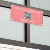 Ihr QR-Code Scan Info Benutzerdefinierte Textfarbe Banner (Äußeres Gebäude)