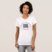 Ihr QR Code Scan Info Benutzerdefinierter Text Fun T-Shirt (Vorne ganz)