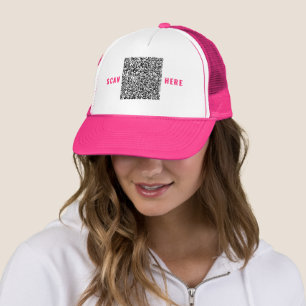 Ihr QR Code Scan Info Funny Trucker Hat Geschenk Truckerkappe