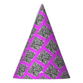 Ihr QR Code Scan Info-Party hat Farben ausgewählt Partyhütchen (Links)