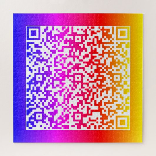 Ihr QR-Code-Scan-Info Personalisiert Jigsaw-Puzzle Puzzle (Horizontal)