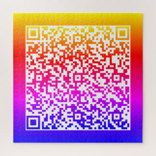 Ihr QR-Code-Scan-Info Personalisiert Jigsaw-Puzzle Puzzle