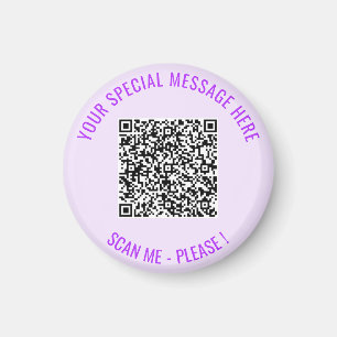 Ihr QR-Code Scan Info Personalisiert Magnet-Gesche Magnet