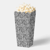 Ihr QR Code Scan Info Personalisiert Popcorn Feld Geschenkschachtel (Geplatzt)