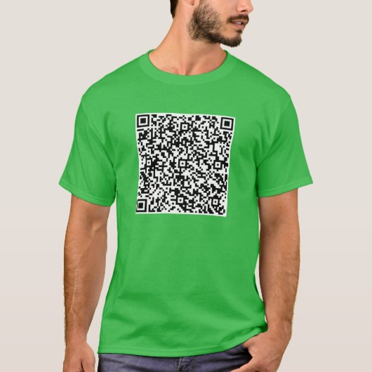 Ihr QR-Code-Scan-Info-T - Shirt (Vorderseite)