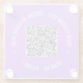 Ihr QR-Code-Scan Info Untersetzer für benutzerdefi (Rückseite)