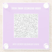 Ihr QR-Code-Scan Info Untersetzer für benutzerdefi (Rückseite)