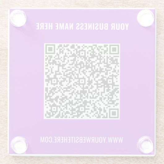 Ihr QR-Code-Scan Info Untersetzer für benutzerdefi (Rückseite)