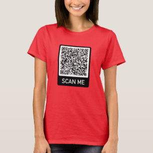 Ihr QR Code Scan Me Info T - Shirt Überraschungsge