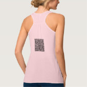 Ihr QR Code Scan Text Funny Personalisiert Tank Ob Top (Rückseite)