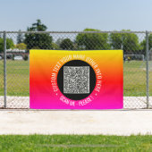 Ihr QR-Code-Scan und benutzerdefiniertes Textbanne Banner (InSitu)