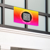 Ihr QR-Code-Scan und benutzerdefiniertes Textbanne Banner (Äußeres Gebäude)