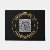 Ihr QR-Code scannt benutzerdefinierte Textfirma-Ad Fußmatte (Vorderseite)