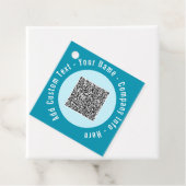 Ihr QR-Code scannt benutzerdefinierten Text und Fa Geschenkanhänger (Beispiel)