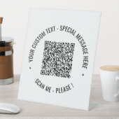 Ihr QR-Code scannt benutzerdefiniertes Bild für da Sockelschild (In Situ)
