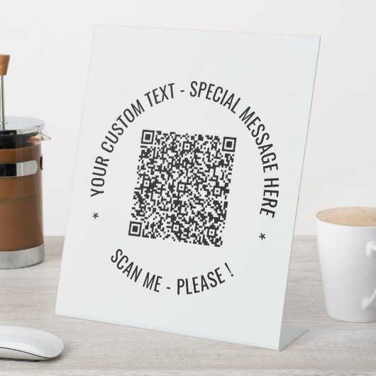 Ihr QR-Code scannt benutzerdefiniertes Bild für da Sockelschild (In Situ)