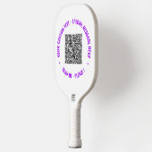 Ihr QR-Code scannt den benutzerdefinierten Text-Pi Pickleball Schläger (Links)