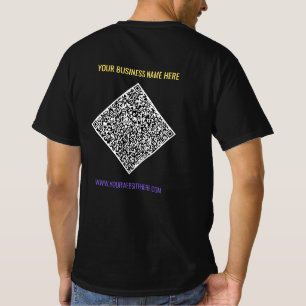 Ihr QR-Code scannt den T - Shirt für benutzerdefin