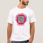 Ihr QR-Code scannt Personalisierten T - Shirt für (Vorderseite)