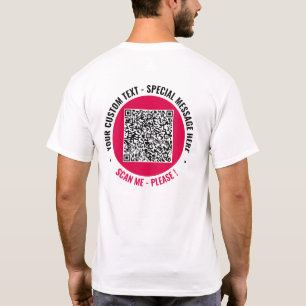 Ihr QR-Code scannt Personalisierten T - Shirt für