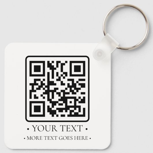 Ihr QR-Code Schlüsselanhänger (Rückseite)