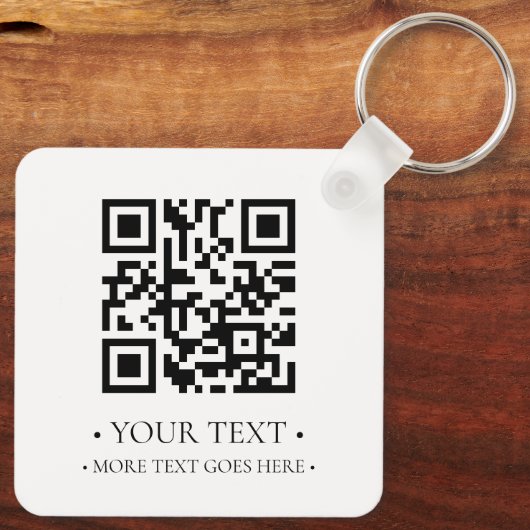 Ihr QR-Code Schlüsselanhänger (Rückseite)