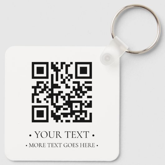 Ihr QR-Code Schlüsselanhänger (Rückseite)