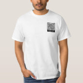 Ihr QR Code T - Shirt Scan Info Funny Gift (Vorderseite)