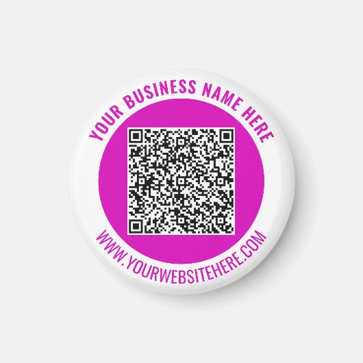 Ihr QR-Code und das benutzerdefinierte Textmagazin Magnet (Vorne)