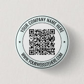Ihr QR-Code und der Werbe-Button für benutzerdefin Button (Vorderseite)
