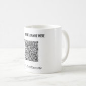 Ihr QR-Code und die Vorlage für die Tasse des benu (VorderseiteRechts)
