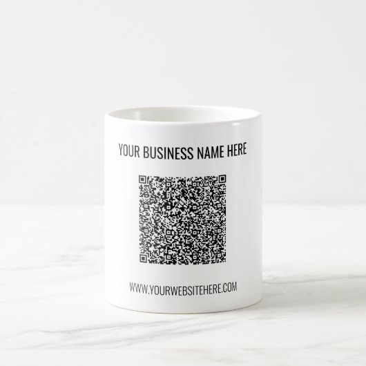 Ihr QR-Code und die Vorlage für die Tasse des benu (Mittel)