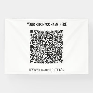 Ihr QR-Code und Ihr Banner für benutzerdefinierte 