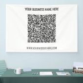 Ihr QR-Code und Ihr Banner für benutzerdefinierte (Messe)