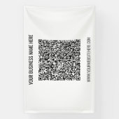 Ihr QR-Code und Ihr Banner für benutzerdefinierte (Vertikal)
