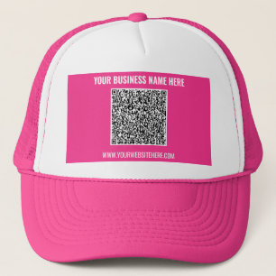 Ihr QR-Code und Ihr benutzerdefinierter Text Busin Truckerkappe