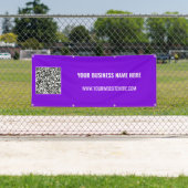 Ihr QR-Code und Ihr benutzerdefiniertes Textbanner Banner (Insitu)