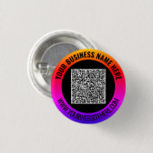 Ihr QR-Code und Ihr Geschäftsfeld "Benutzerdefinie Button (Vorne & Hinten)