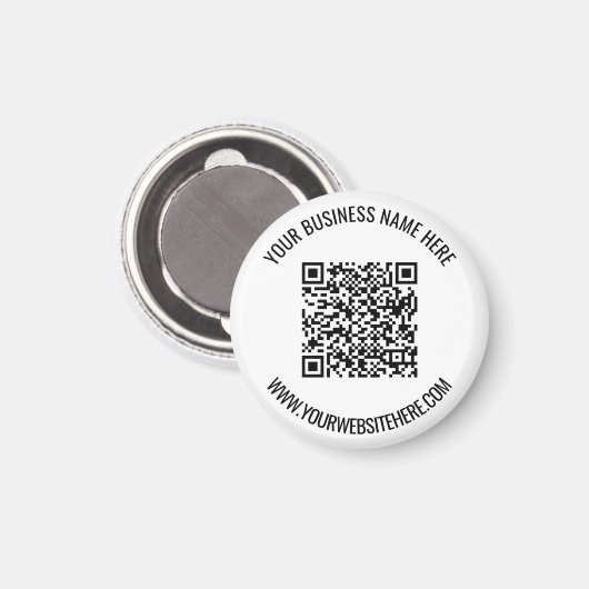 Ihr QR-Code und Ihr Geschenk für benutzerdefiniert Magnet (Vorderseite/Rückseite)
