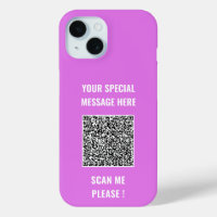 Ihr QR-Code und Ihr iPhone-Fall mit benutzerdefini