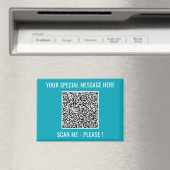 Ihr QR-Code und Ihr Magnet für benutzerdefinierte  (In Situ (Geschirrspüler))