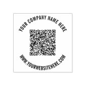 Ihr QR-Code und Ihre Briefmarke für den benutzerde Gummistempel (Prägung)