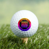 Ihr QR-Code und individuelle Text-Stempel Golfbäll Golfball (Insitu T-Shirt)