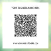 Ihr QR-Code-Website-Fenster zur Kalkulation Fensteraufkleber (Blatt 3)