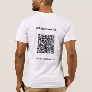 Ihr QR CodeScan Info Benutzerdefinierter Text Mode T-Shirt