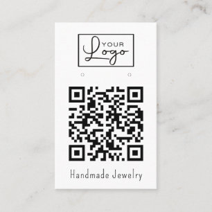 Ihr QR-Logo für die Anzeige von sozialen Medien Visitenkarte