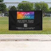 Ihr QR-Logo für Ihr Unternehmen Moderner, elegante Banner (Insitu)