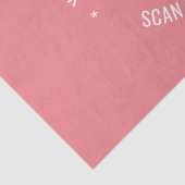 Ihr QR-Scan-Info Benutzerdefiniertes Textfachpapie Seidenpapier (Detail)