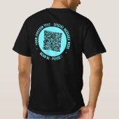 Ihr QR-T - Shirt mit benutzerdefinierten Texten un (Rückseite)