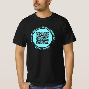 Ihr QR-T - Shirt mit benutzerdefinierten Texten un
